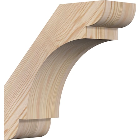 Ekena Millwork 3 1/2"W x 10"D x 10"H Olympic Smooth Knee Brace, Douglas Fir BRC04X10X10OLY00SDF